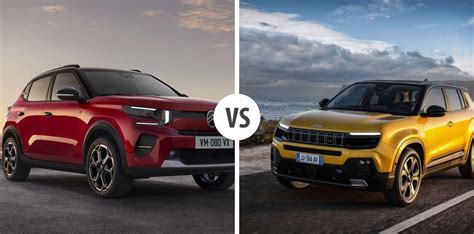 Citro N C Vs Jeep Avenger Electric Autovergleich Autogott De