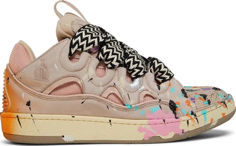 Buy Gallery Dept X Lanvin Wmns Curb Light Sneakers Paint Drip Pale