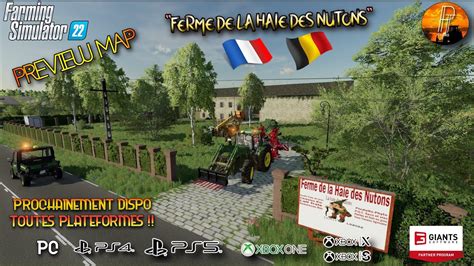 PREVIEW MAP FS22 FERME DE LA HAIE DES NUTONS PRESENTATION COMPLETE