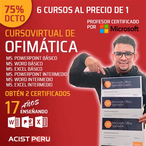 Curso OfimÁtica BÁsica Intermedio 2021