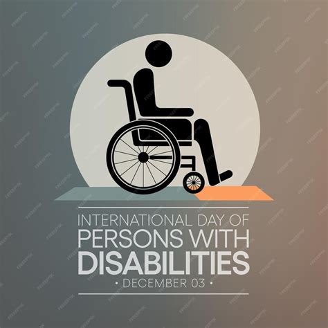 Premium Vector International Day Of Persons With Disabilities Idpd Is