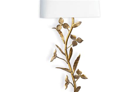 Southern Living Trillium Shaded Sconce By Regina Andrew