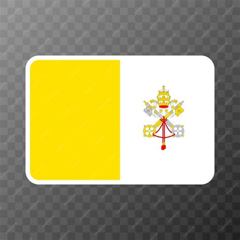 Premium Vector | Vatican city flag official colors and proportion