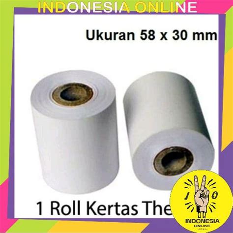 Jual Vsc X Kertas Struk Thermal Paper Edc Kertas Mobile Printer