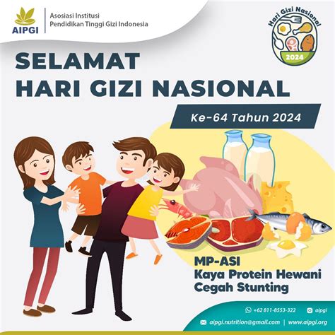 Selamat Hari Gizi Nasional Ke 64 Tahun 2024 MP ASI Kaya Protein Hewani