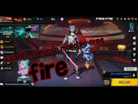 Jugando El Nuevo Modo De Free Fire Melyfiregame YouTube