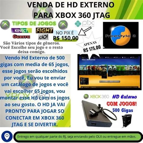 Hd Externo Jogos De Xbox No Brasil