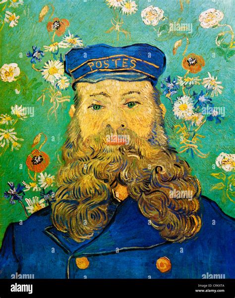 The Postman Roulin Van Gogh Stock Photo Alamy