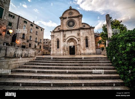 Catedral De Santiago En Sibenik Croacia Catedral De St James Es El