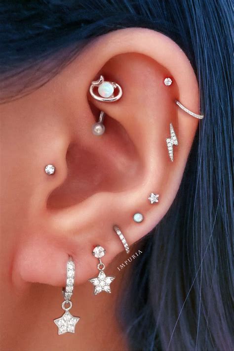 Of The Most Creative Ear Curation Ideas Impuria Ear Piercing