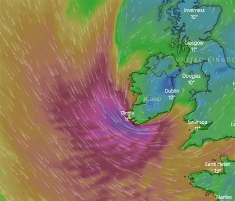 Ireland Weather Met Eireann Forecast Major Change As Unusual Cyclonic