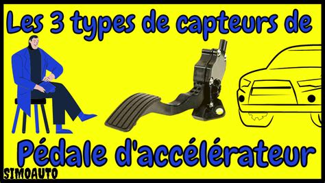 Les types de capteurs de position de pédale daccélérateur