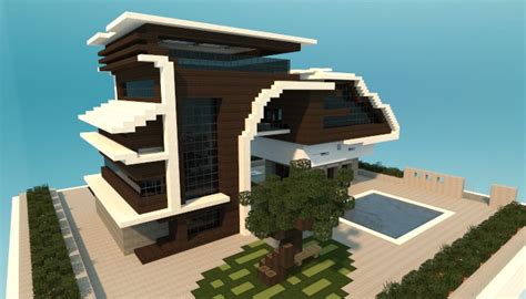 Futuristic House Minecraft Map