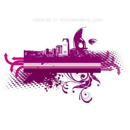 Free City Skyline Vector Art