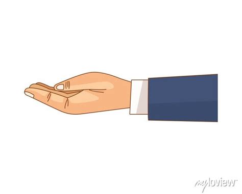 Cartoon Palm Of Hand