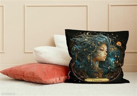 poduszka znaki zodiaku horoskop znak zodiak panna Ręcznie ღ art Madam pl