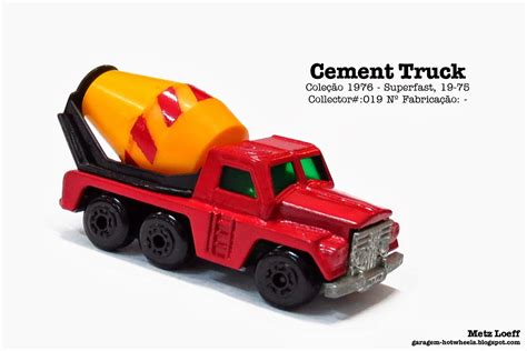 Garagem Hot Wheels Cement Truck