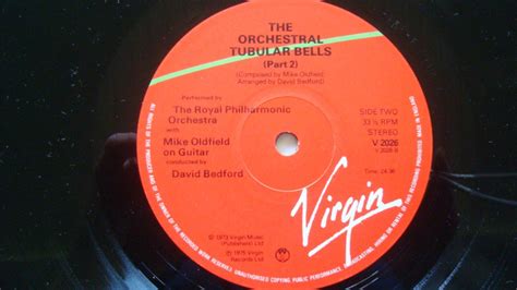 The Orchestral Tubular Bells Virgin LP Mike Oldfield Worldwide