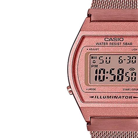 Relogio Casio Digital Feminino - Relógio Digital Feminino Rosa Casio - B640wmr-5adf-sc - Carrefour