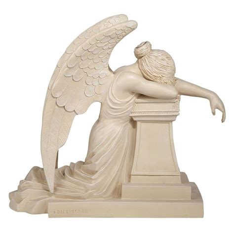 Angel Of Grief Monument Statue Memorial Etsy