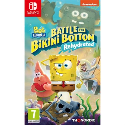 Bob Esponja Battle For Bikini Bottom Rehydrated Para Nintendo Switch