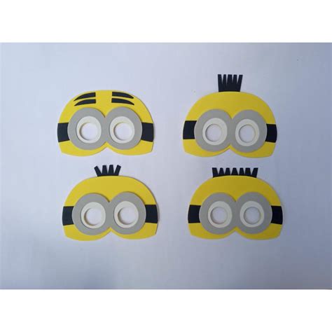 15 Mascaras Os Minions Em Eva Para Festas E Eventos Shopee Brasil