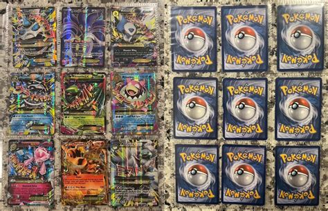 Huge Pokemon Binder Collection Lot Of Cards Ex Mega V Vmax Gx