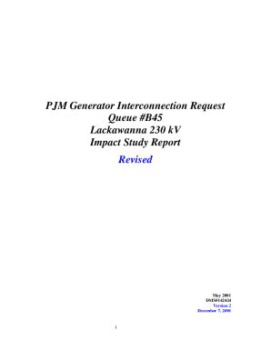 Fillable Online Pjm Generation Interconnection Request Queue Position