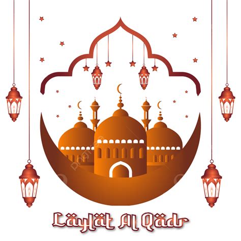 Laylat Al Qadr Vector Hd Images Laylat Al Qadr Golden Mosque Or Moon