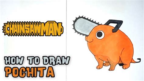 How To Draw Pochita Chainsaw Man Youtube