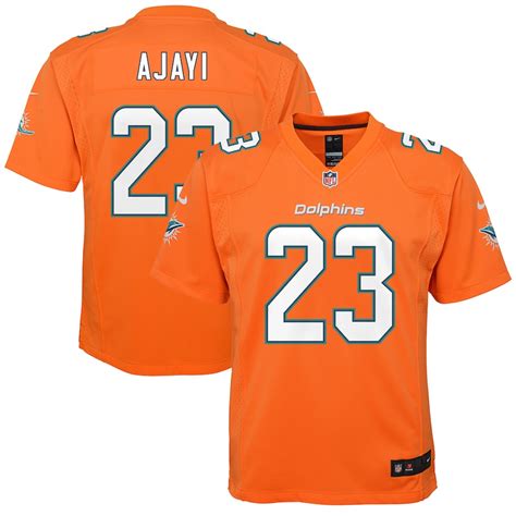 Nike Jay Ajayi Miami Dolphins Youth Orange Color Rush Game Jersey