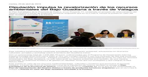 Diputación impulsa la revalorización de los recursos sostenible