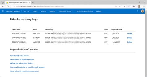 Bitlocker Wiederherstellungsschl Ssel Im Microsoft Konto Speichern