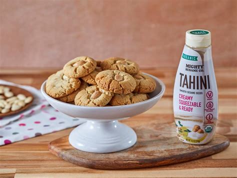 Vegan Tahini Almond Thumbprint Cookies Kosher