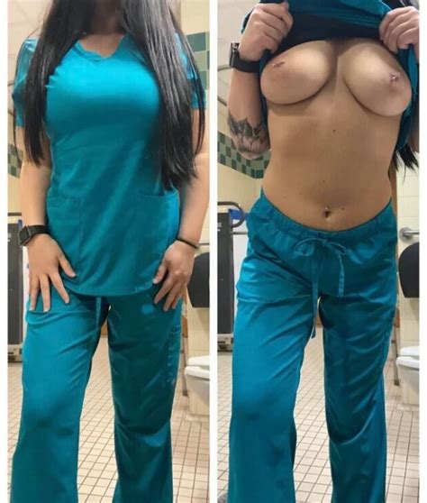 On Off Nurse In Teal Scrubs Mattyogc