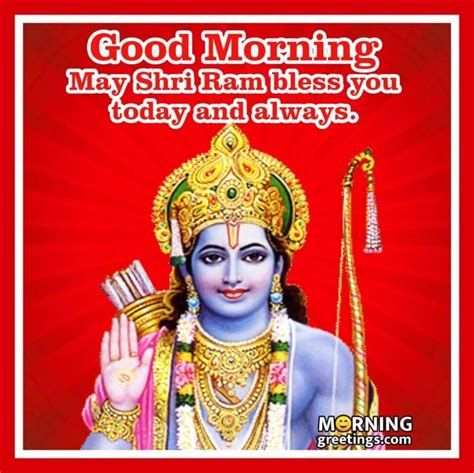 20 Good Morning Shree Ram Images Morning Greetings Morning Quotes