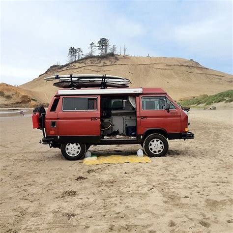 Van Life Model 1989 VW Syncro Westfalia Location Pacific City