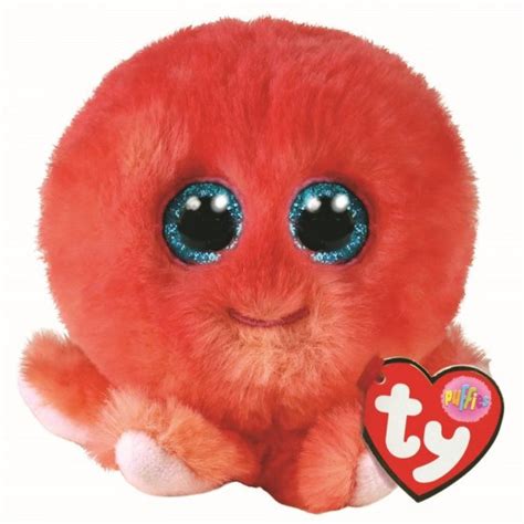 Ty Puffies Sheldon The Octopus Plush Bright Star Toys