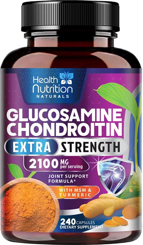 Amazon Glucosamine Chondroitin Msm Turmeric Boswellia Joint