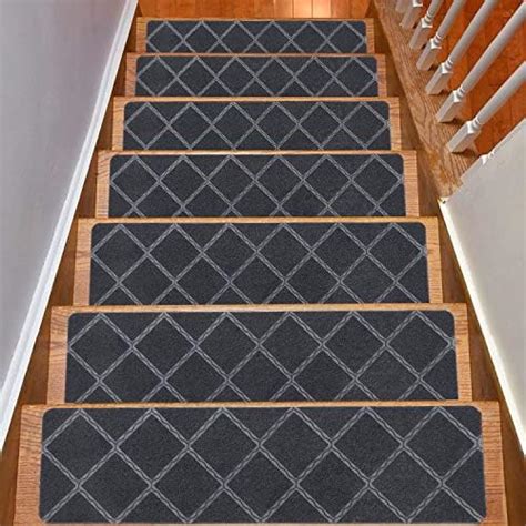 Sunexinlo Lot de 15 tapis d escalier antidérapants pour marches d