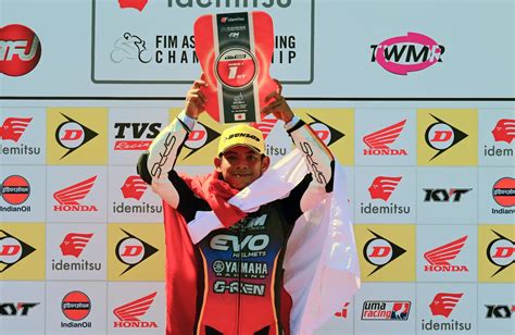 Gupita Top In Race Idemitsu Fim Asia Road Racing Championship