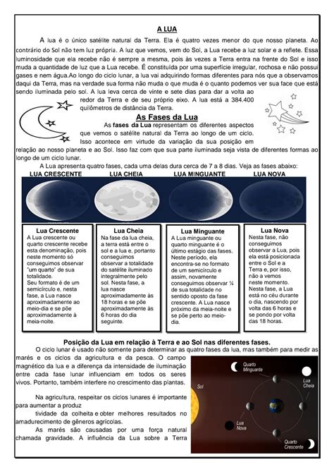 Ci Ncias Sol E Lua Prof Priscila Andressa Atividade De Ci Ncias