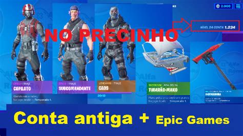 Conta Fortnite Antiga Conta Epicgames Fortnite Contas Fortnite