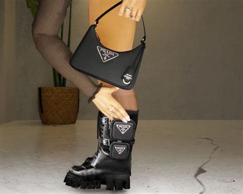 Prada Boots Purse Simlocker On Patreon The Sims Sims Sims