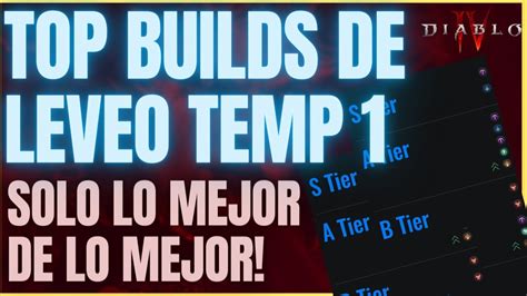 Diablo Esp Top Builds Leveo De Temporada De Diablo Las Builds