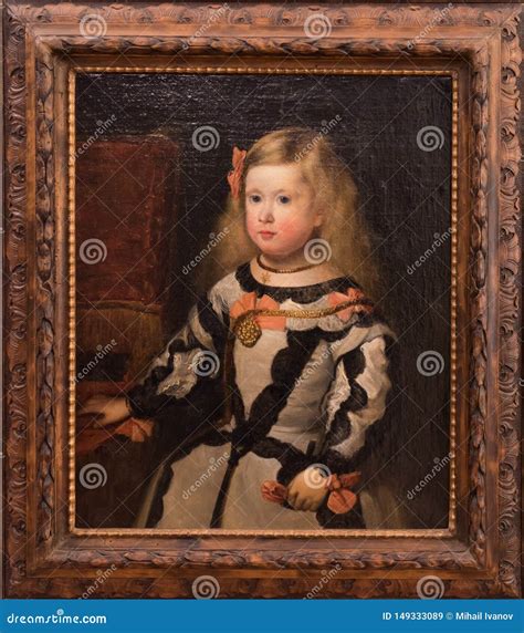 The Infanta Margarita By Diego Velazquez Editorial Stock Image Image