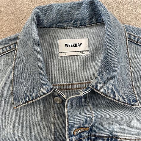 Weekday Denim Jacket Worn Once Great Condition Depop