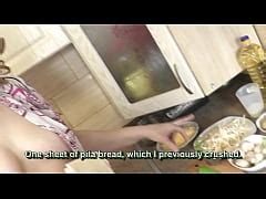 Milf Sexy Mommy Continues Her Nude Cooking Express Pizza Will Cook