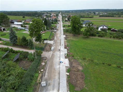 Dąbrówka Zabłotnia Przebudowa drogi powiatowej dobiega końca Twój Radom