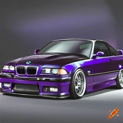 Dark Purple Bmw E36 Coupe On Craiyon